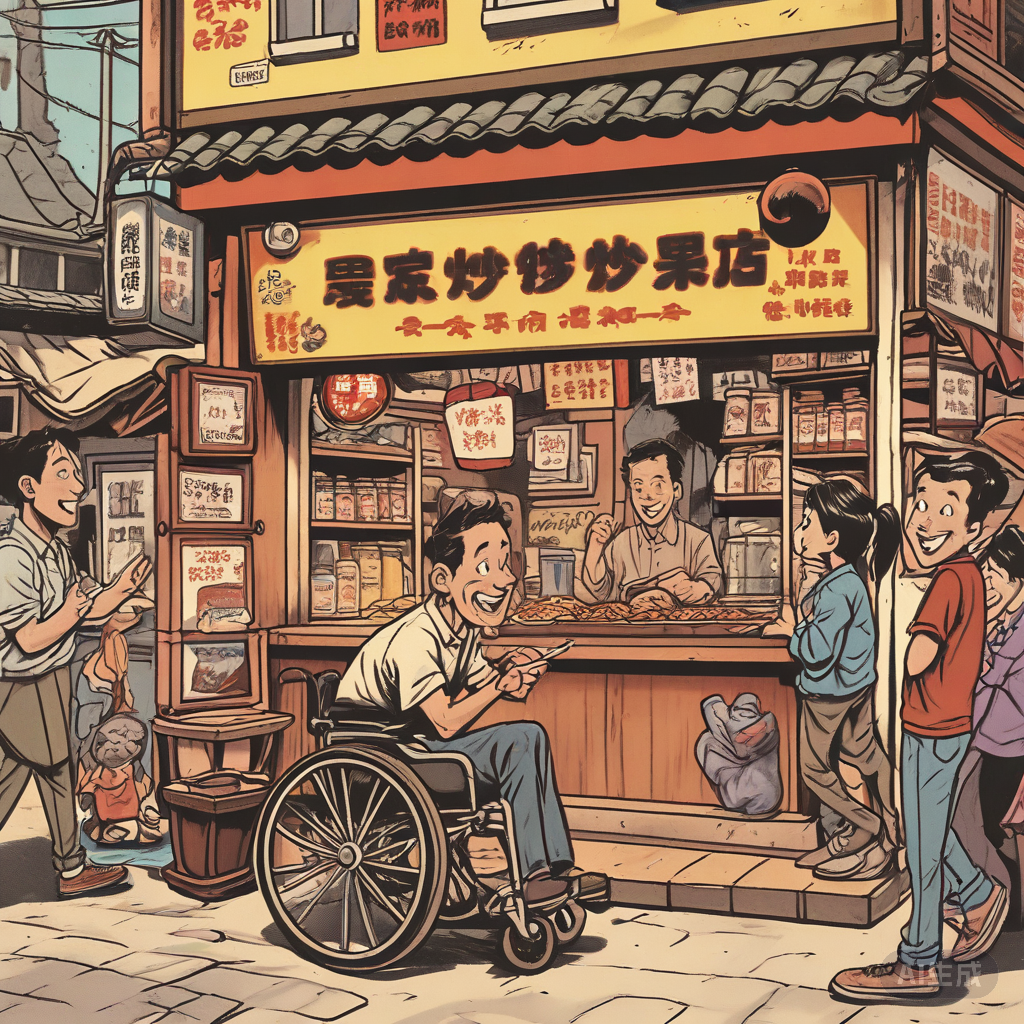 温情调解，，，，，，，守护残疾炒货店老板