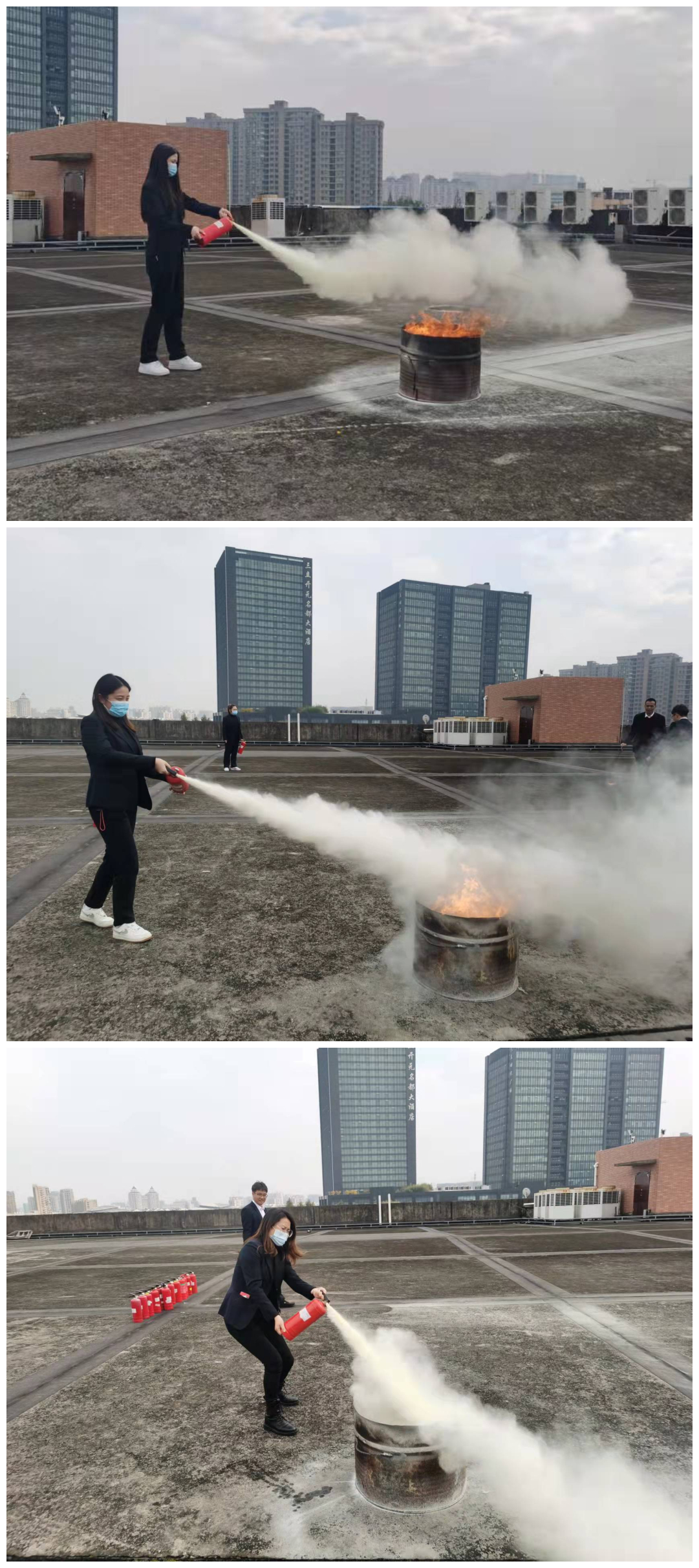 利记官网平台入口市场开展行政职员消防培训