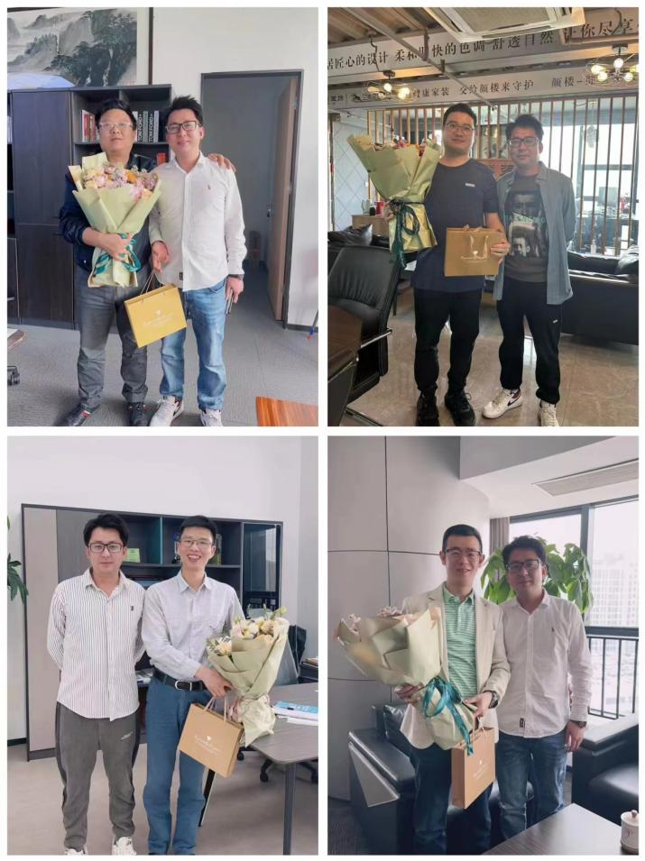 集团开展4月份企业家生日走访运动