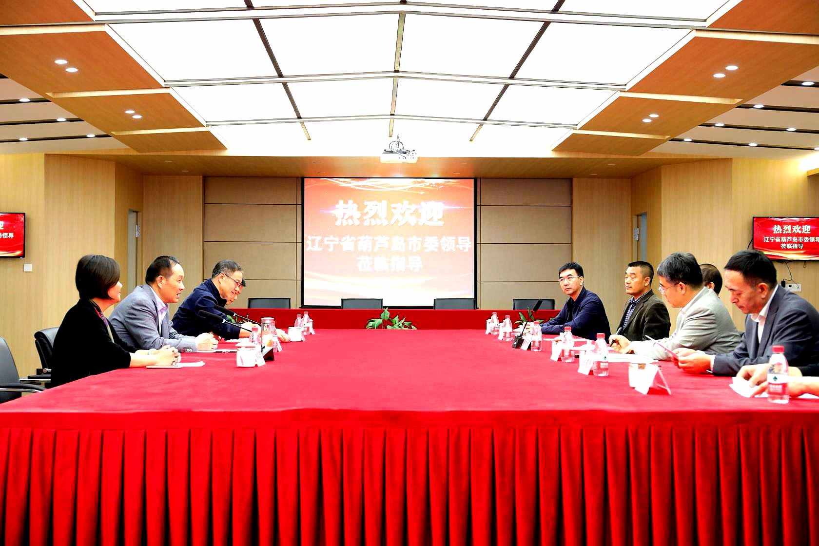 辽宁省葫芦岛市委向导莅临集团 调研民营经济统战事情