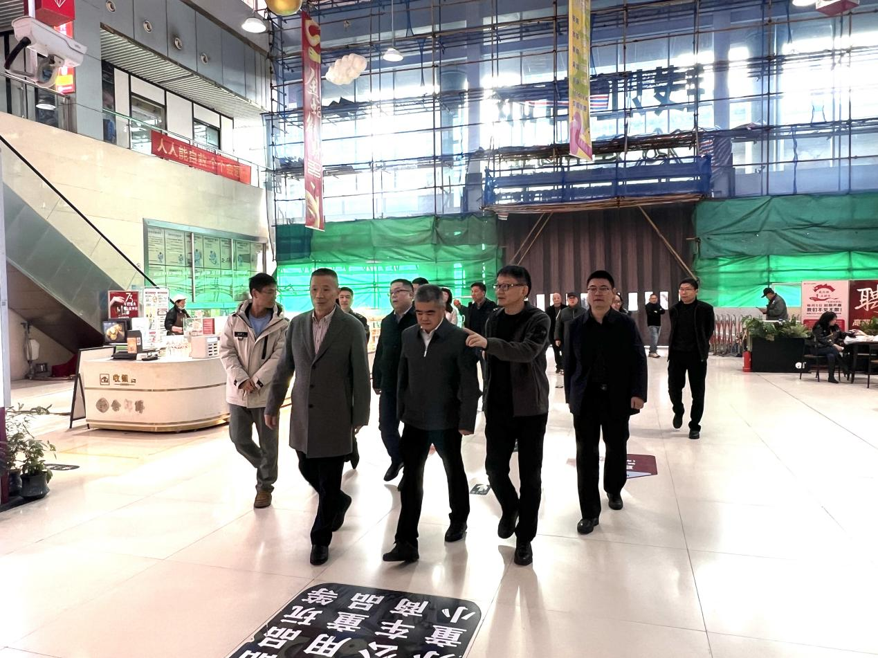 钱江商城迎市区团结检查 织牢谋划与消防双重防地